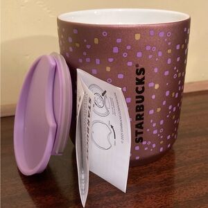 Starbucks 2022 Purple Polka Dot Ceramic Mug